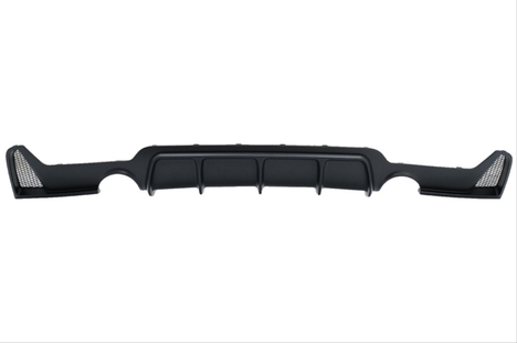 BMW 4 SERISI F32-F36 2014-2020 UYUMLU M DIFUZOR CIFT CIKIS INCE PIANO BLACK - Görsel 6